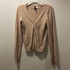 Tan cardigan